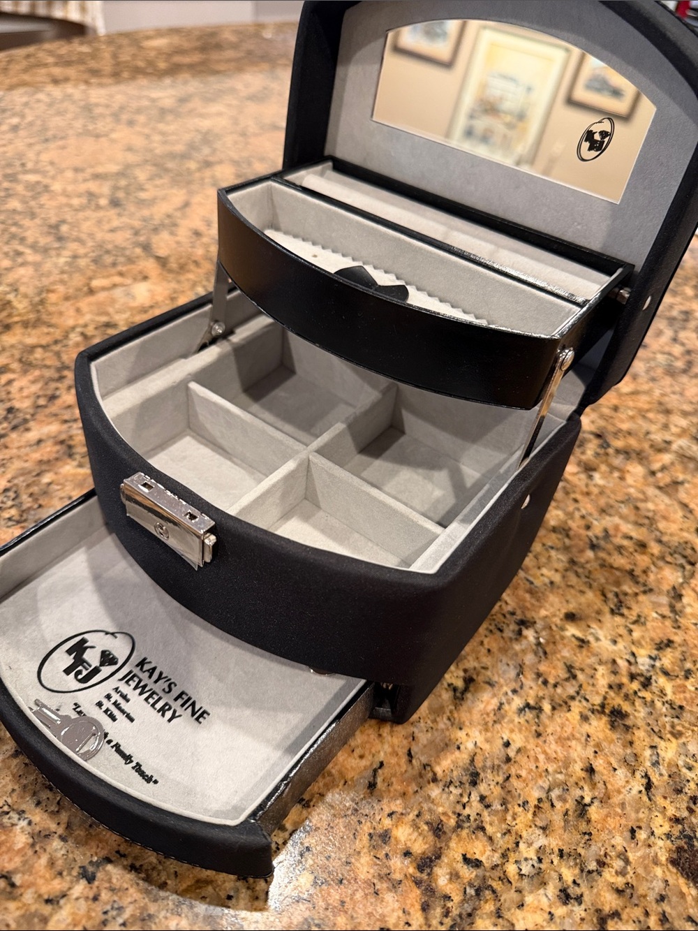 Black Jewellery Travel Case from Kay’s Fine Jewellery